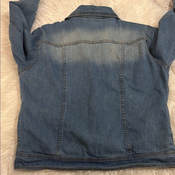 Denim Blue Women's Jacket - Picture 3 of 5